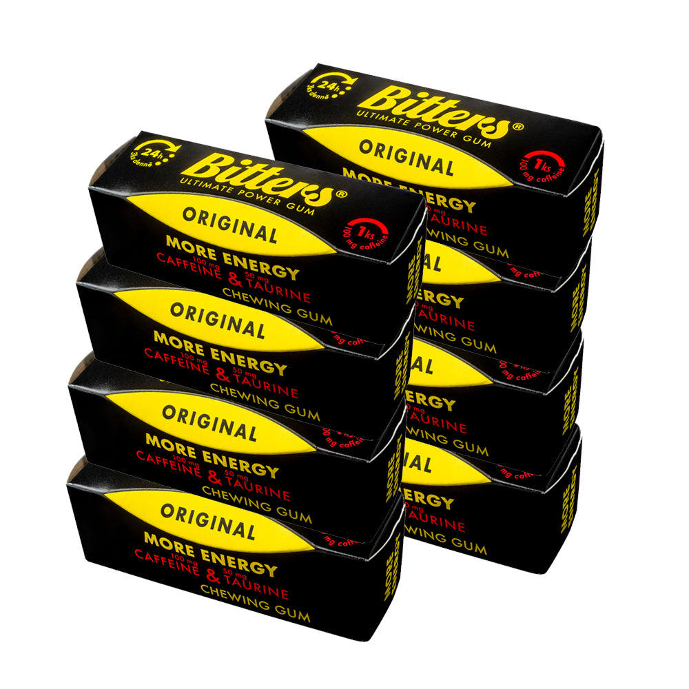 8x Pack Caffeine Gum Grapefruit Flavour